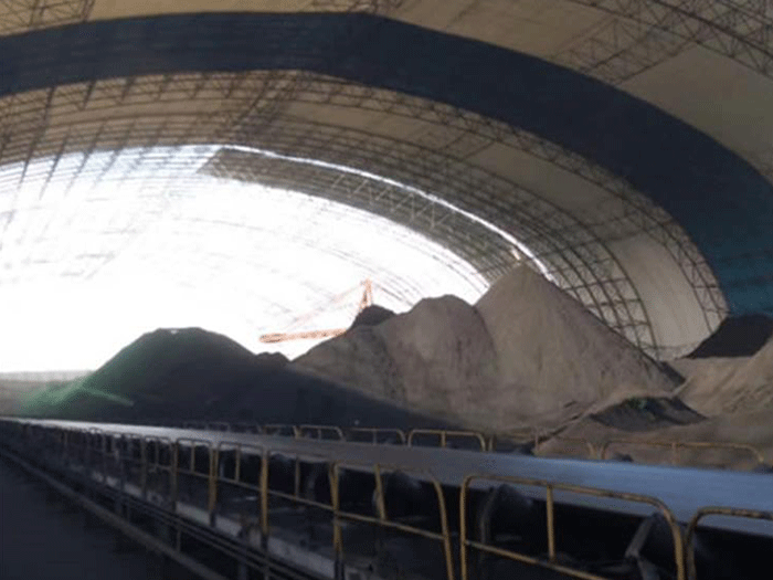 西昌煤棚料仓网架